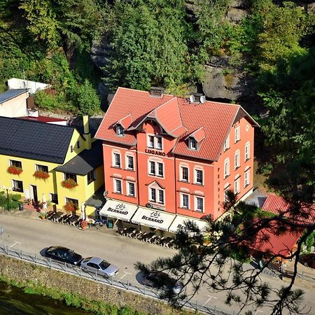 Pension-Restaurace Lugano Hřensko Esterno foto