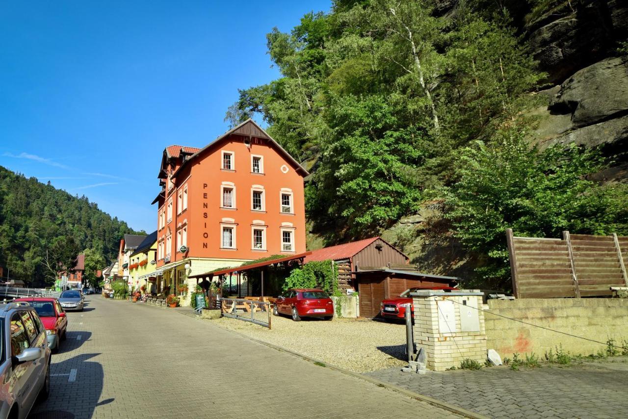 Pension-Restaurace Lugano Hřensko Esterno foto